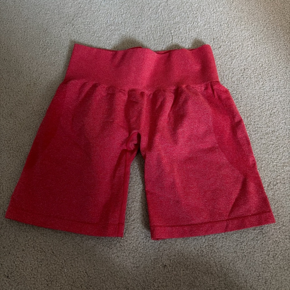 NVGTN Red Bike Shorts for Women